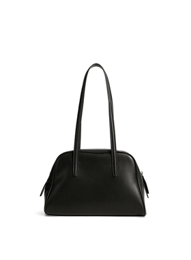 【亚楠】苯染羊皮手工编织手提单肩腋下包 10176 黑色