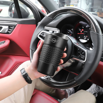 宝马mini迷你cooper水杯槽收纳桶车载杯型垃圾桶袋创意车用杂物桶