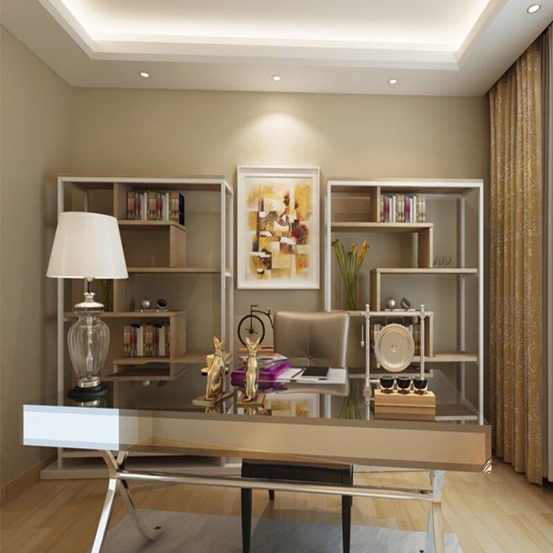 铁艺客厅置物架落地书架书柜储物架博古架陈列架酒柜隔断置物架子