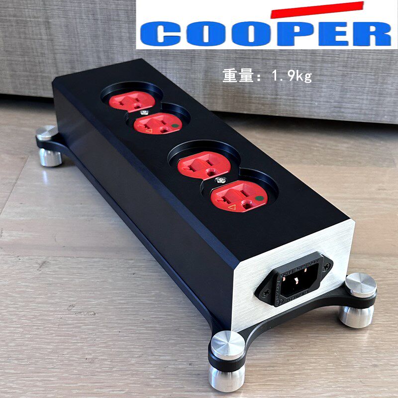 进口库珀IG8300美标电源插座音响功放排插发烧级全屏蔽铝合金外壳