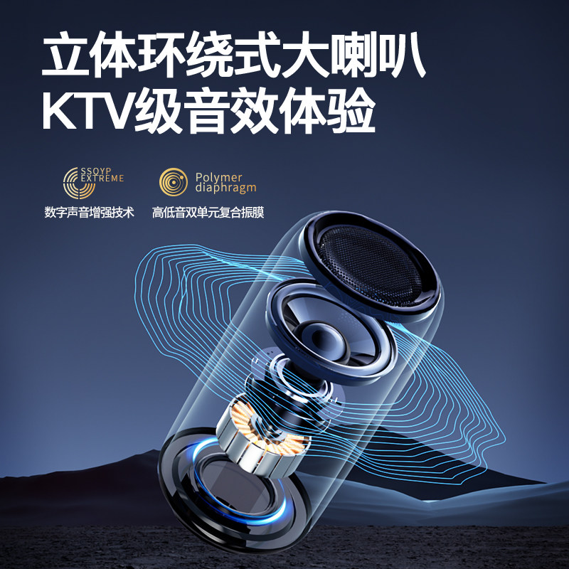 蓝牙音箱家用无线唱歌K歌话筒音响一体麦克风小型家庭KTV套装户外,影音电器,无线/蓝牙音箱,淘宝优惠券,粉丝福利购,淘宝优惠卷