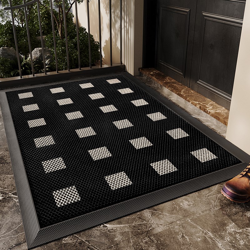 入户门地垫玄关大门口进门脚垫防滑除尘耐磨弹力地毯高级感室外垫