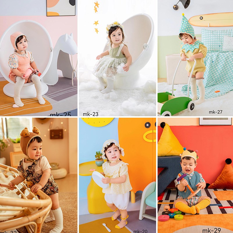百天照周岁宝宝拍摄衣服影楼主题婴儿拍照道具百天宝宝摄影服装