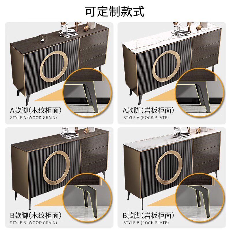 意式轻奢玄关g柜客厅餐边柜入户门装饰柜现代简约储物隔断柜斗柜