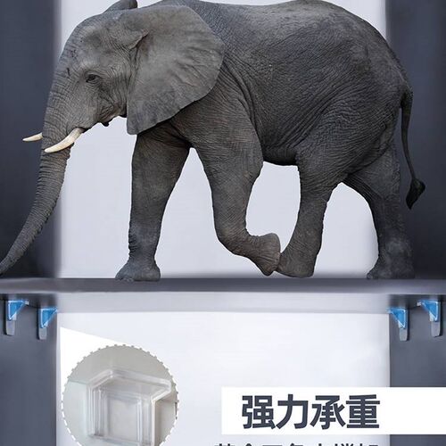 免打孔隔板托固定器层板托钉衣柜橱柜免钉粘贴支撑片搁板三角支架