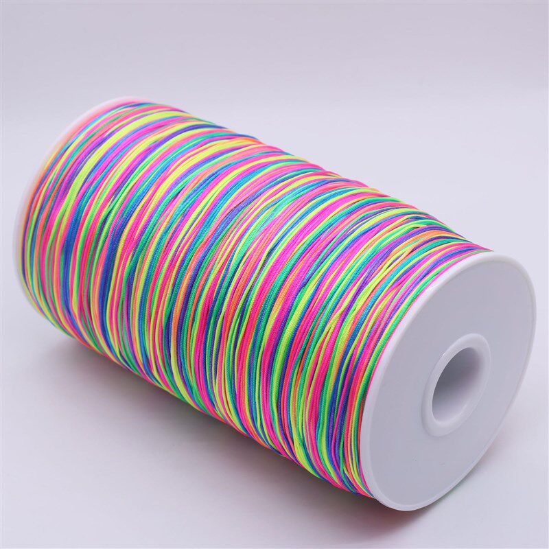 72号玉线五色线端午节手链编织绳五彩绳子七彩色挂绳材料diy