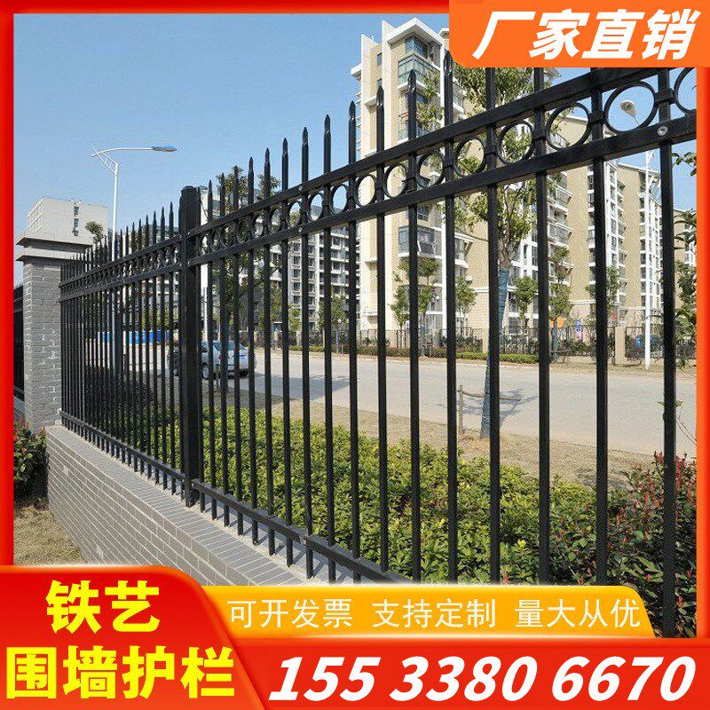 上海锌钢花园围栏草坪栅栏室外花池塑钢庭院花坛篱笆户外Zpvc护栏