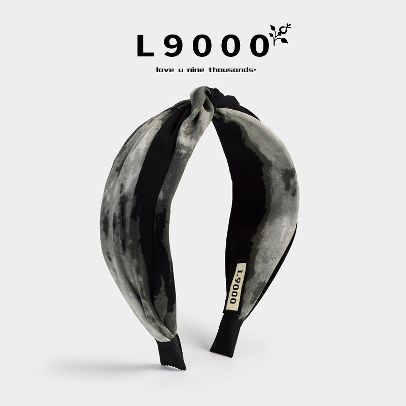 L9000/水墨风文艺春季发箍交叉打结显脸小头箍气质小清新国风头饰