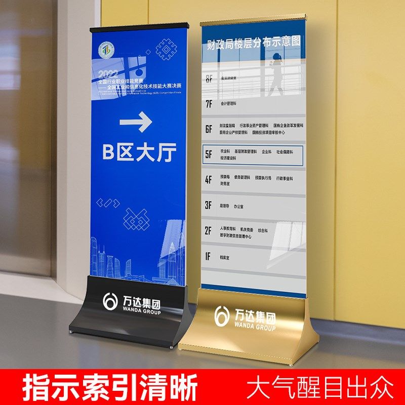 楼层索引牌导视台立式商场导视牌落地指示牌引路牌指.引牌导向牌