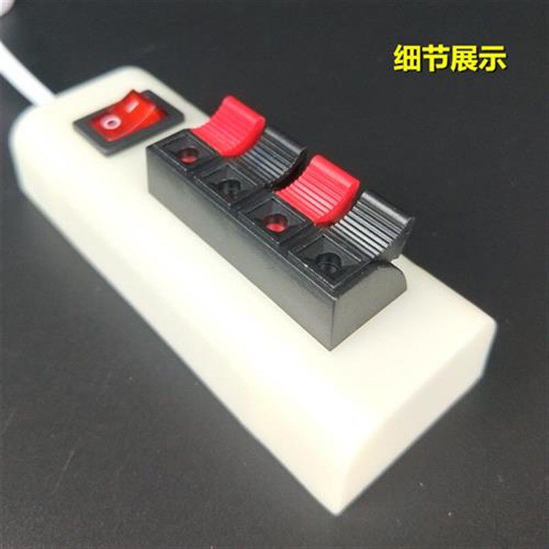 试灯器试电夹灯泡老化器led测试夹子两四位灯具架快速Z检测接线夹