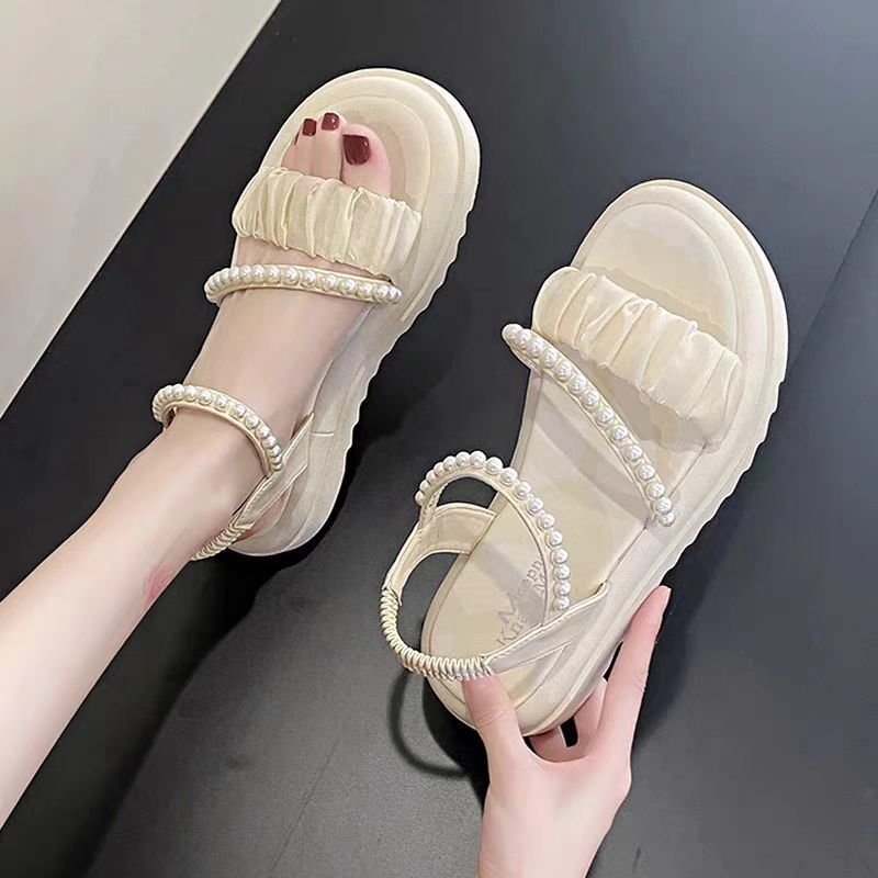 踩屎感凉鞋女款夏季外穿仙女风配裙子2025新款两穿软底拖鞋潮真皮,女鞋,休闲凉鞋,淘宝优惠券,粉丝福利购,淘宝优惠卷