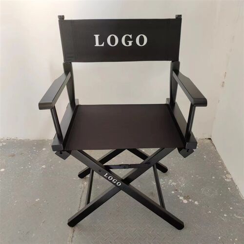 导演椅实木折叠椅休闲椅办公展会帆布椅吧台椅户外婚礼定制LOGO椅
