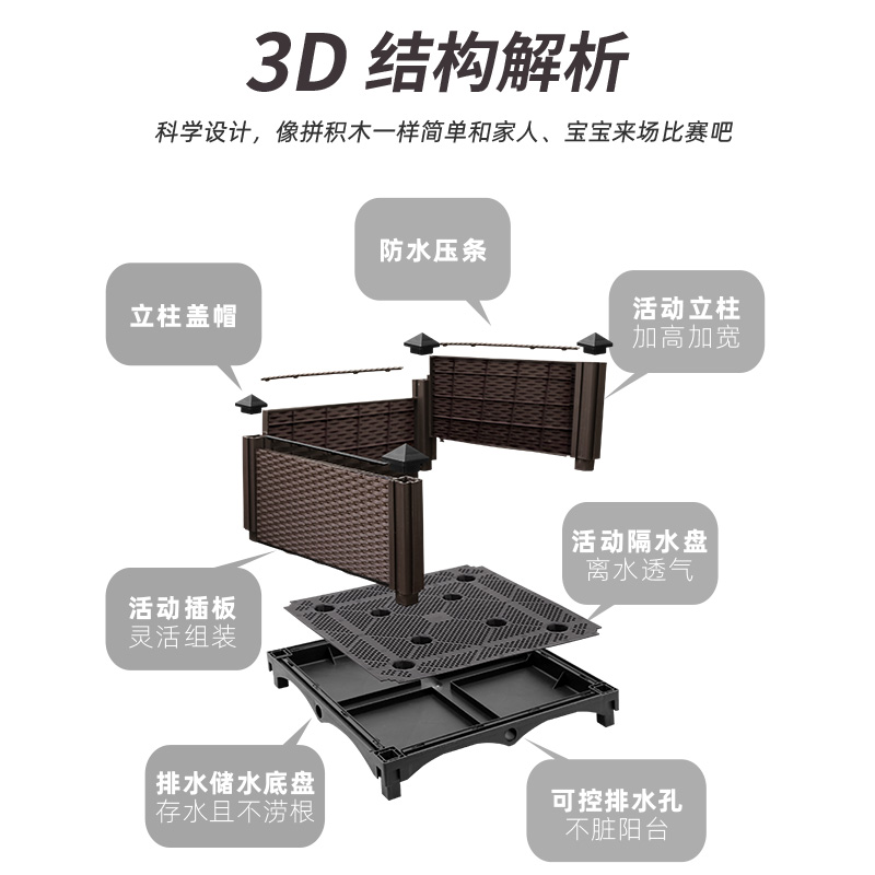 种菜神器花盆家庭阳台方形特大号塑料蔬菜种植箱屋顶楼顶长条韭菜