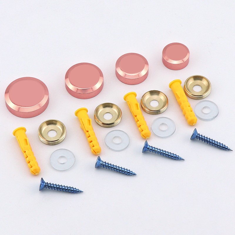 铜镜钉装饰盖橱柜螺丝盖帽固定瓷砖变形广告钉玻璃镜子螺丝遮丑盖