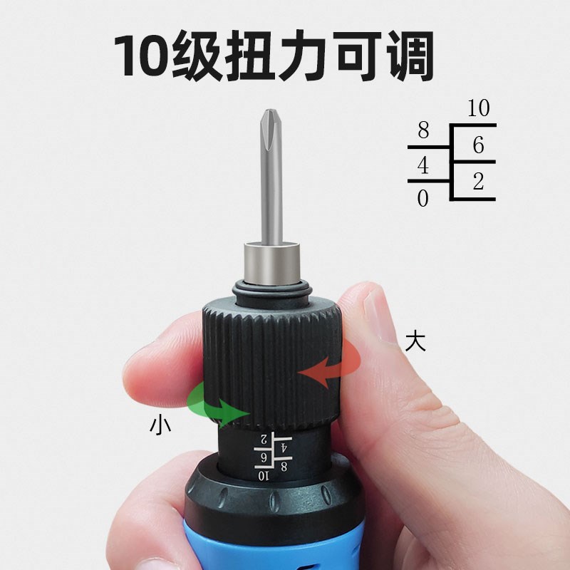 亚润无刷电动螺丝刀全自动工业级大扭力电批直插式手持螺丝批改锥
