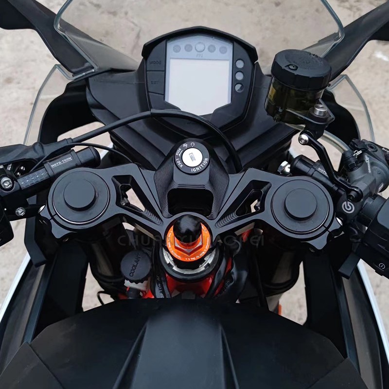 适用摩托车KTM RC390 DUKE390 改装手机架导航减震支架骑行装备