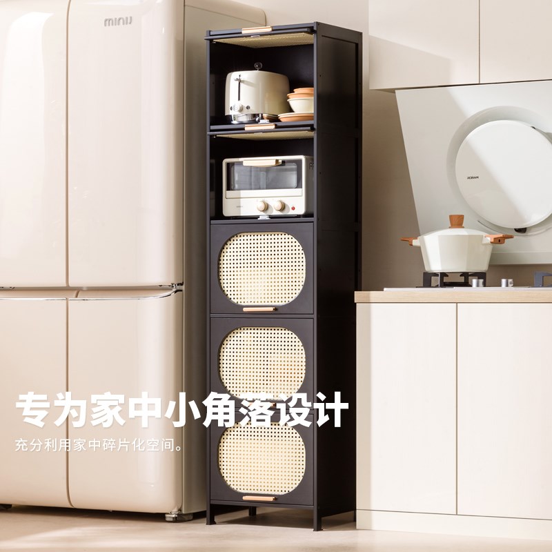 夹缝餐边柜子储物柜厨房橱柜置物架茶水边柜客厅靠墙酒柜立柜家用