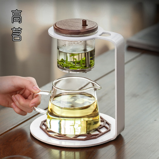 茶壶茶水分离泡茶神器高端家用透明玻璃沏茶冲茶壶办公室过滤