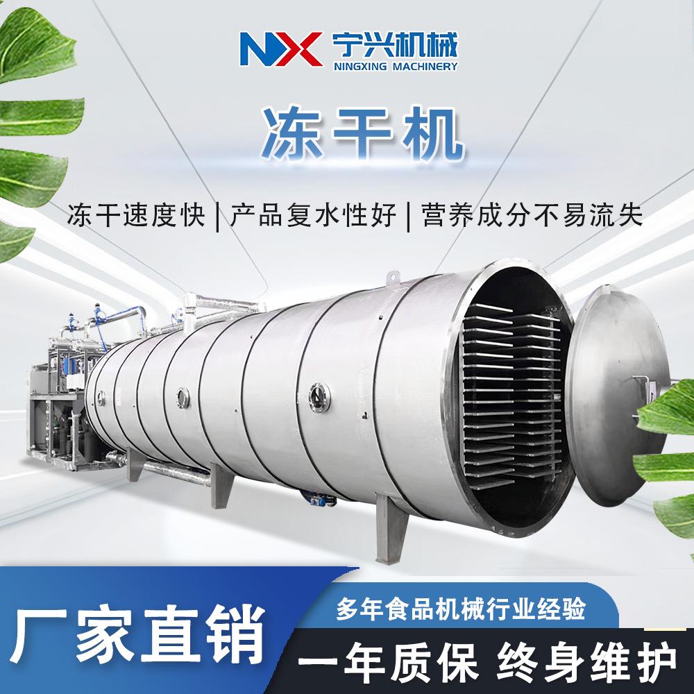 宁兴真空冷冻干燥机冻干草莓加工设备芙蓉汤大型真空冻干机