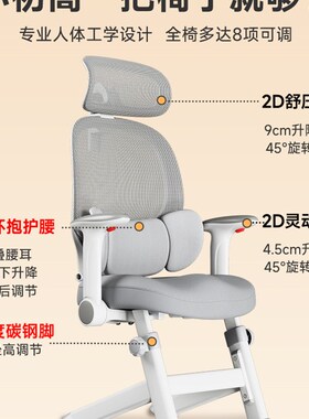 Xige X19Y学生学习椅青年写作椅学习桌椅家用人体工程学电脑椅