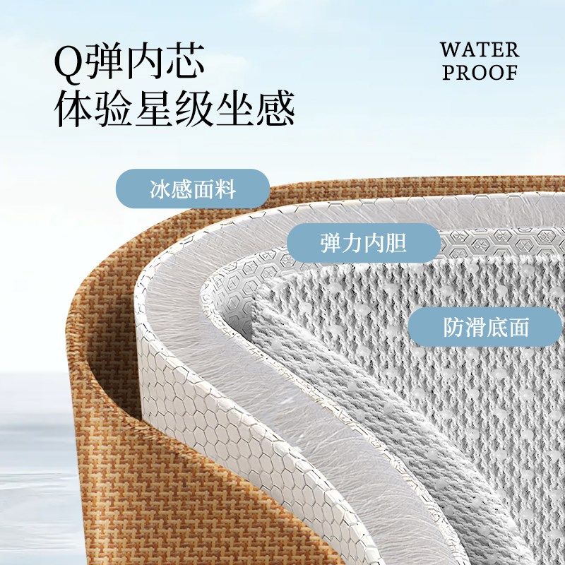 圆形夏季坐垫透气椅垫办公室久坐防屁股痛凳子垫沙发坐垫防滑垫子,居家布艺,椅垫,淘宝优惠券,粉丝福利购,淘宝优惠卷