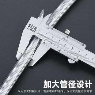 304不锈钢波纹管4分金属热水器进水管配件配大全冷热家用软管水管