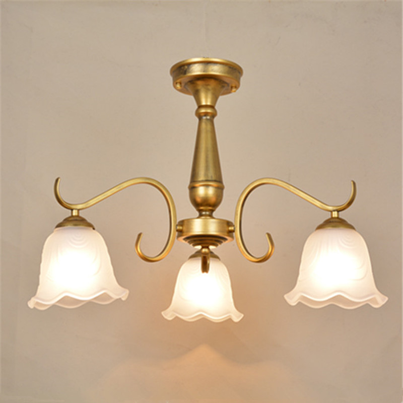 欧式铁艺返古铜复古吸吊灯客厅卧室餐厅书房美式简约灯饰新款