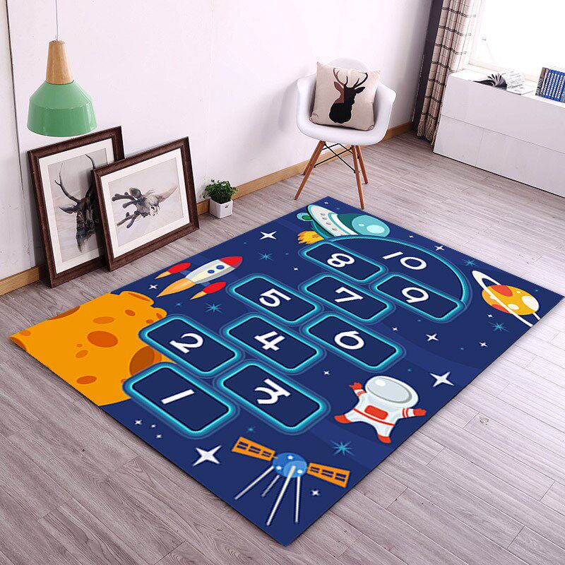 卡通跳房子皮革地垫可擦洗免洗PVC防水防油防滑脚垫玩具垫客厅垫,居家布艺,家用脚垫,淘宝优惠券,粉丝福利购,淘宝优惠卷