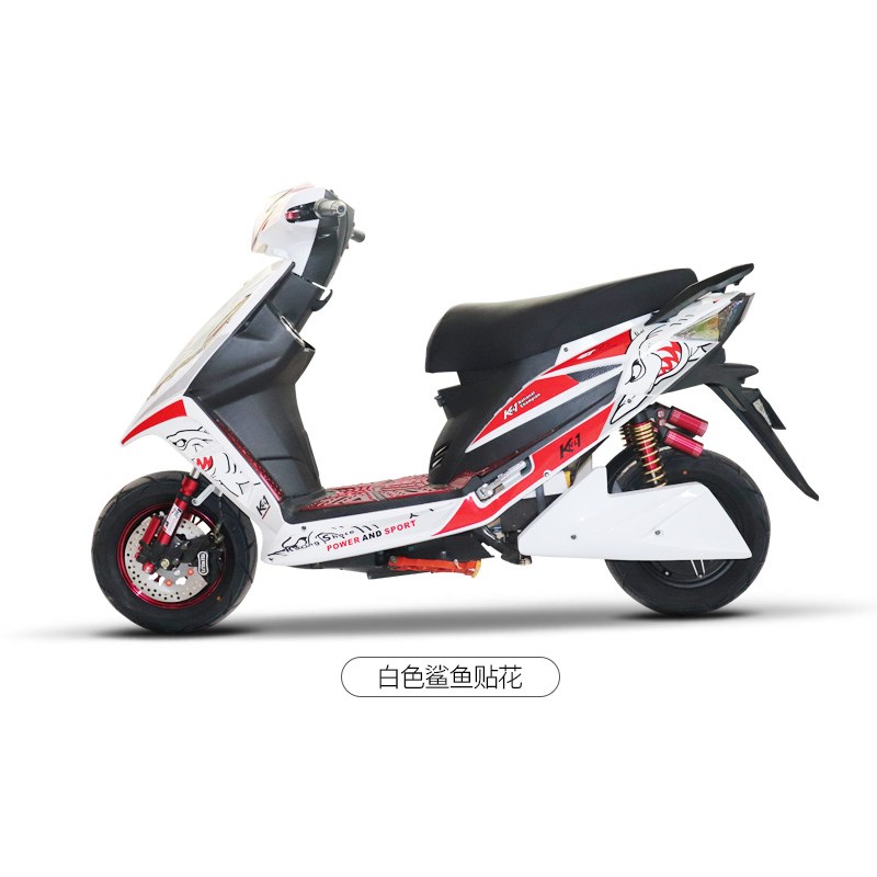 鬼火电动车战速电瓶车成人电动摩托车72V96V120V改装大功率踏板车