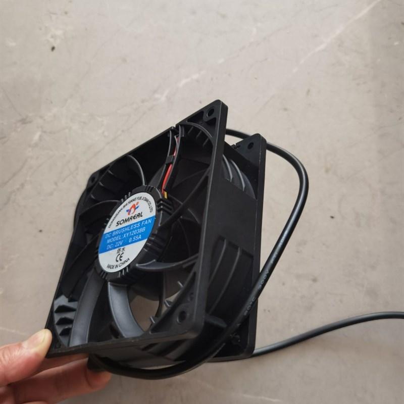 电磁灶电磁炉散热风扇电机DC22V线盘DC24V马达DC30V配件12038风机