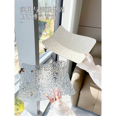 2025新款精致水果盘客厅家用轻奢高端2025新款茶几办公室用高颜值