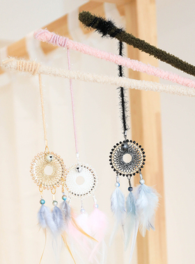 捕获美丽梦幻猫玩具自嗨解闷长杆羽毛仙女逗猫棒幼猫磨牙猫咪用品