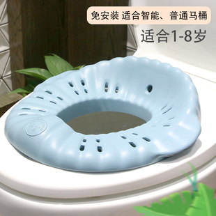 儿童马桶圈抗菌坐便器女宝宝小孩C男孩坐垫便盆圈婴儿智能马桶可