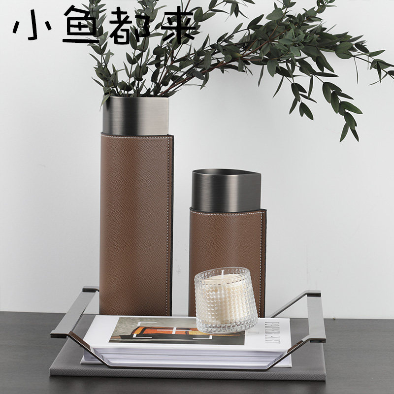 不锈钢花瓶摆件客厅插花轻奢高档餐桌卧室干花花器软装搭配样板间,家居饰品,花瓶,淘宝优惠券,粉丝福利购,淘宝优惠卷