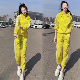 防晒套装女2024夏季新款薄款休闲运动服洋气减龄开衫外套两件套潮