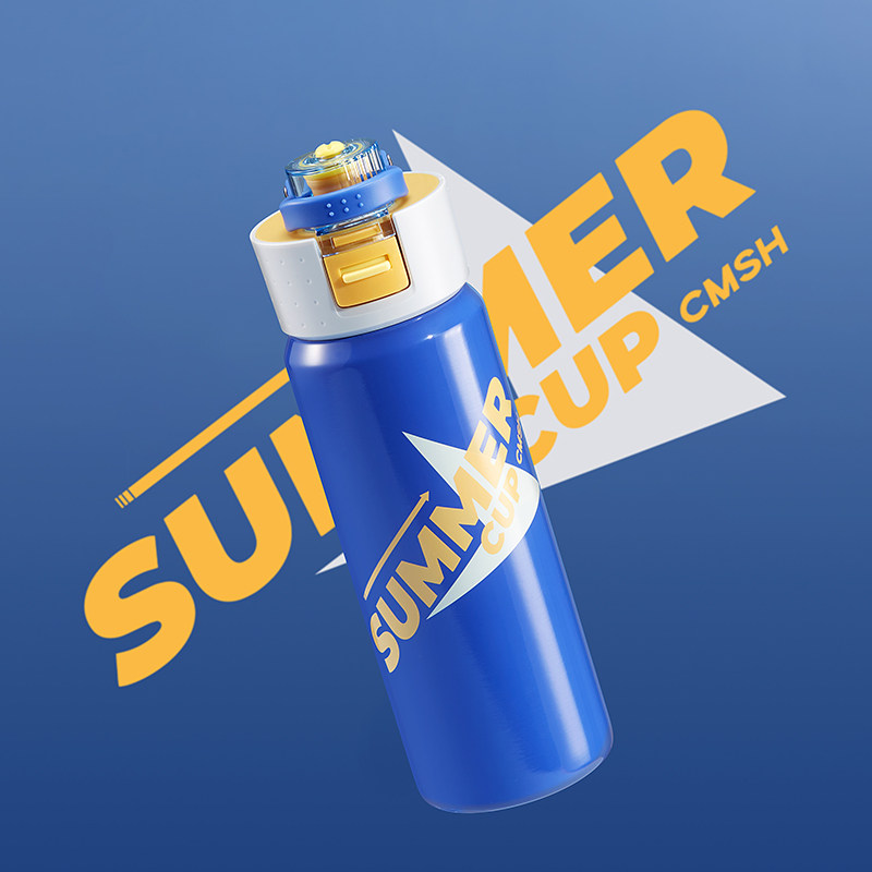 高级感保温杯男生款高颜值女士可携式儿童水壶高中学生大容量水杯