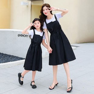 不一样的炸街亲子装t桖套装2025夏装新款高级感母女装连衣裙洋气