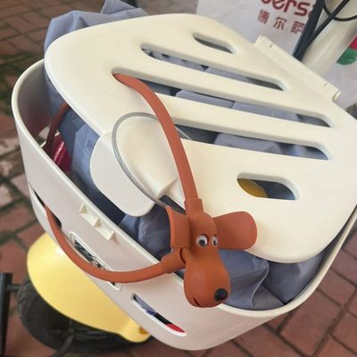锁元宇宙自行车篮电动车车筐雅迪通用防盗子饼干小狗锁爱玛pro