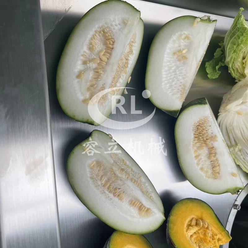 现货冬瓜分四瓣机投料式木瓜切瓣机全自动圣女果西红柿分瓣机