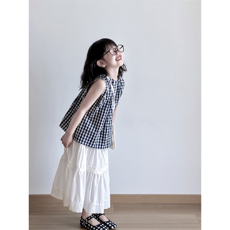 女童蕾丝花边半身裙韩版夏装中小儿童裙子宝宝宽松时尚童裙童装潮