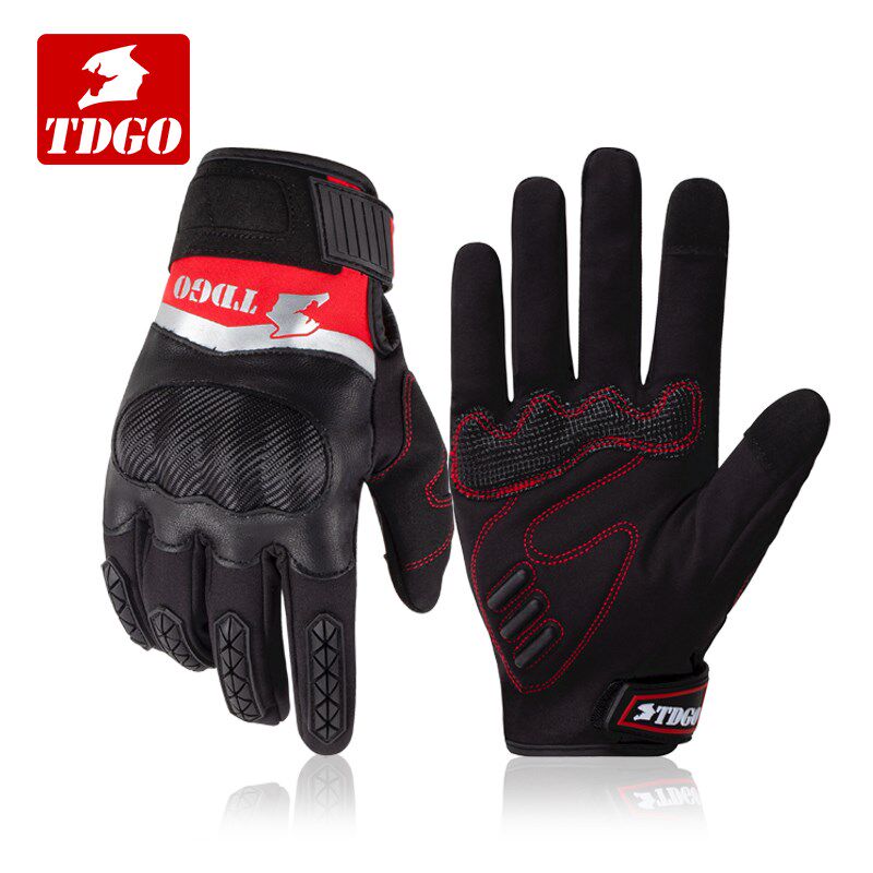 摩托车骑行手套秋冬季男士四季通用骑G行装备防摔触屏防风保暖防