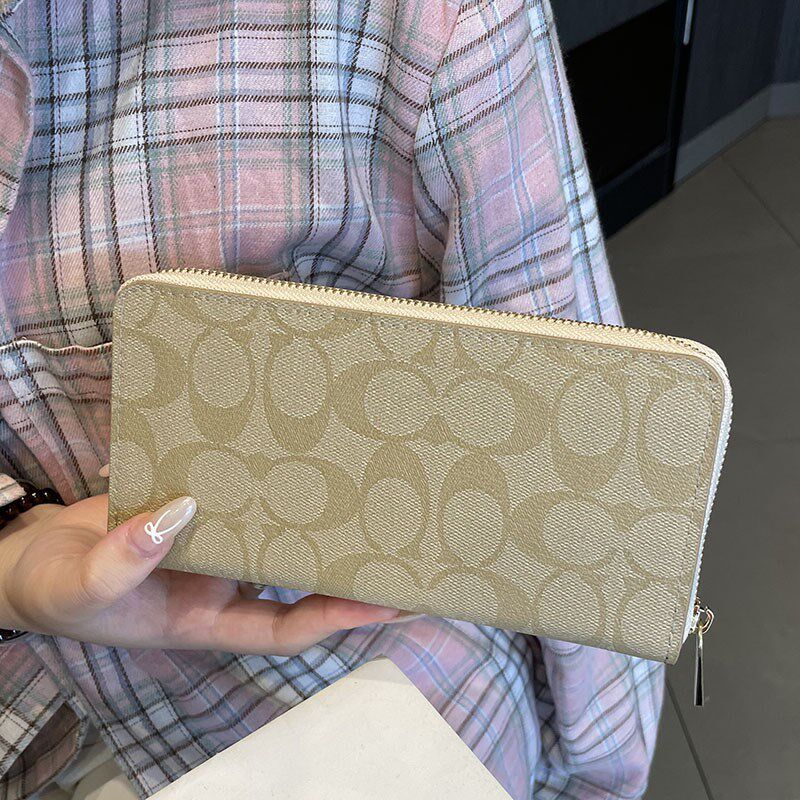 钱包女士2024新款长款大容量多功能卡包二合一高级感小众设计长夹