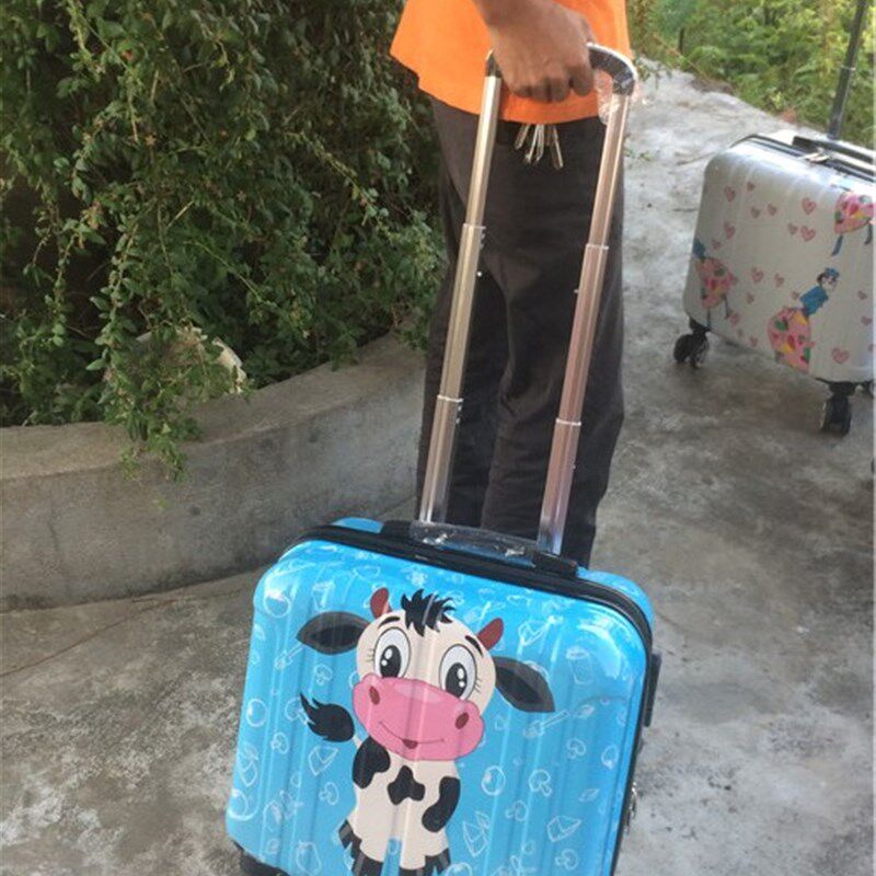 16寸小型卡通行李箱可爱小旅行箱迷你登机箱17寸手提女化妆箱包男