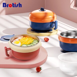 宝宝辅食碗婴儿专用6个月幼儿童吃饭餐具不N锈钢可拆洗注水保温碗