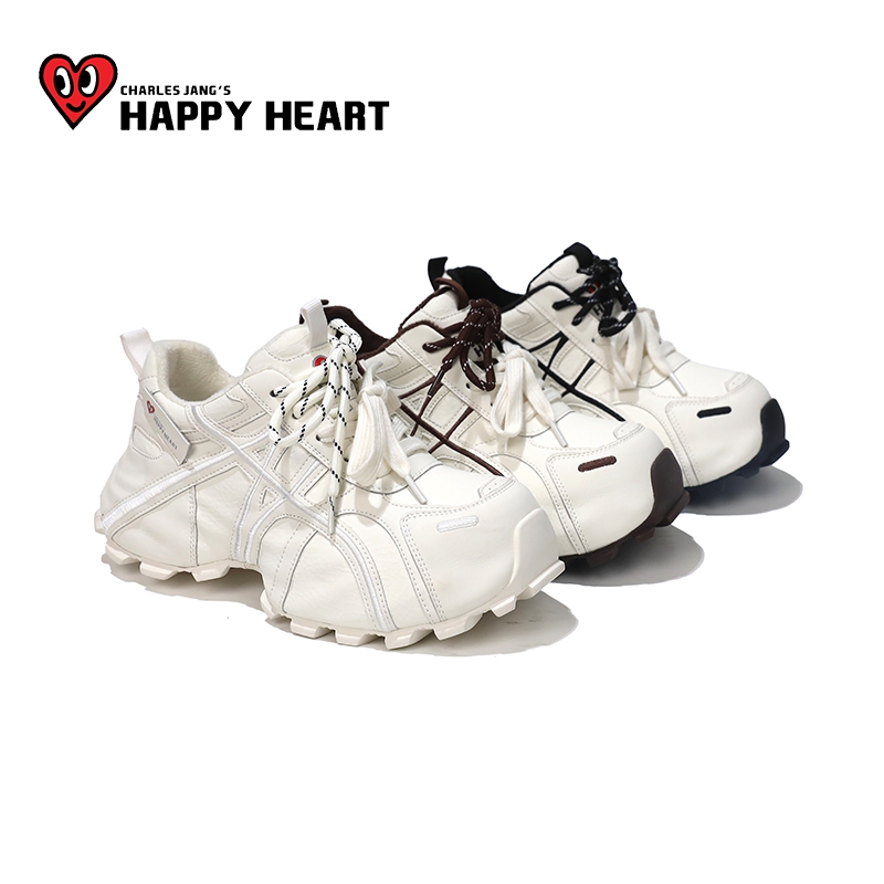 查尔斯桃心厚底老爹鞋