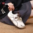 查尔斯桃心厚底德训鞋女款2025新款冬季小白鞋运动百搭女鞋棉鞋子