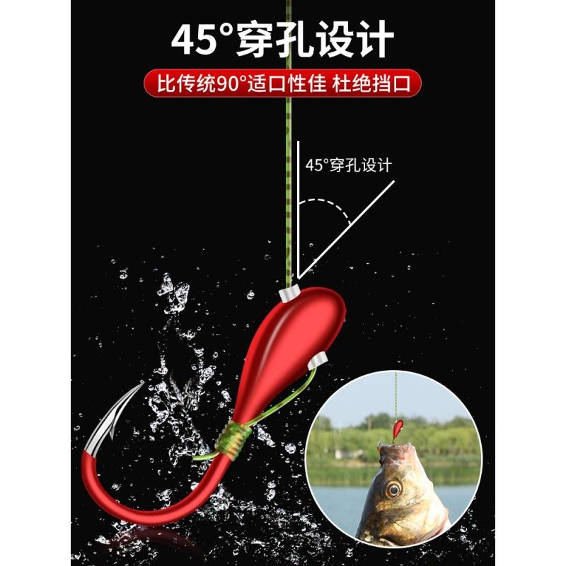 七星漂线组千又朝天钩传统钓鱼钩高灵敏度鱼线套装野钓鲫鱼漂成品