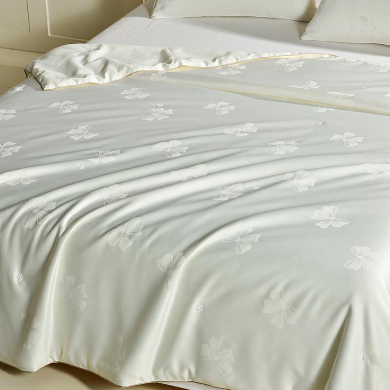 御丝缎轻奢银丝大提花蚕丝夏被亲肤透气空调被子手工蚕丝春秋被芯