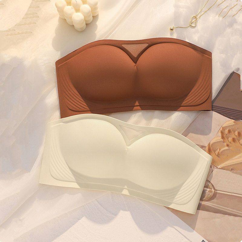 无肩带内衣女隐形防滑抹胸裹胸防走光夏季薄款大胸显小无痕文胸罩,女士内衣/男士内衣/家居服,文胸,淘宝优惠券,粉丝福利购,淘宝优惠卷
