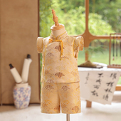 夏装 男童生日抓周国风衣服男宝中式 2024新款 一周岁礼服男宝宝夏季